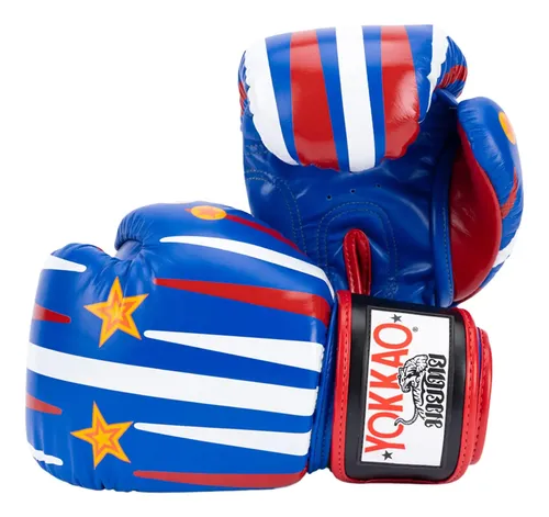 Guantes De Boxeo Yokkao 14 Oz Redgammon Blue Redgammon Azul