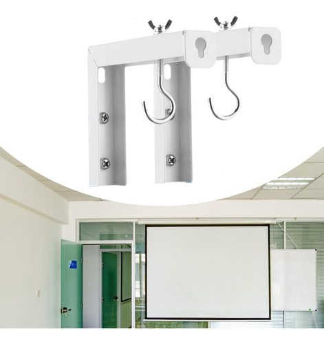 2 Soportes Para Techo De Pantalla Capacidad De Carga 30 Kg