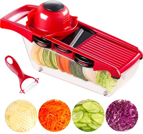 Imagen 1 de 10 de Mandolina Filoshark +cortador +rallador +verduras +pelapapas