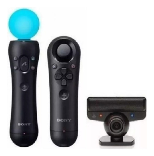 Kit Move Playstation 3 Completo Y 3 Juegos