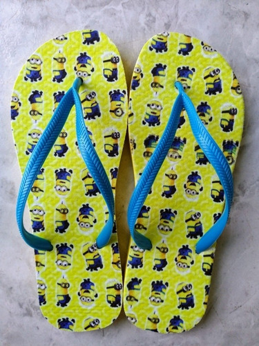 Imagem 1 de 5 de Chinelos Com Várias Estampas Tiras Finas Ou Grossas