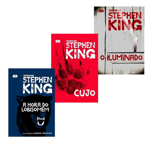 Kit Biblioteca Stephen King 3 Livros Em Ofertão