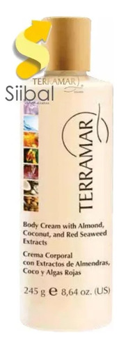 Crema Corporal Humectante Coco Almendra Algas Terramar 245g