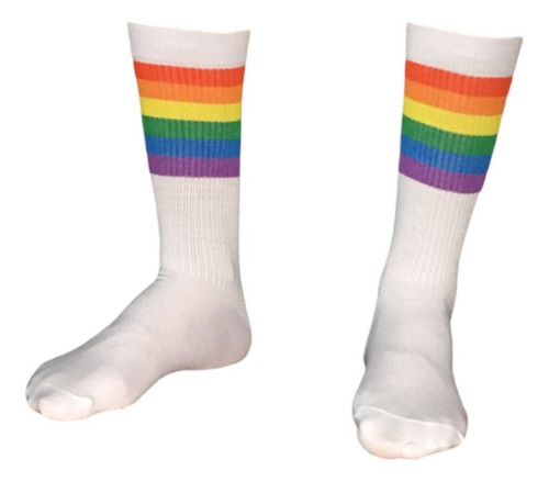 X6 Calcetines Arcoíris Pride Lgtb De Algodón - Unisex