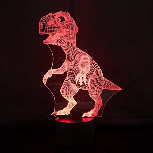 Lámpara De Noche 3d Para Niños, Juguetes De Dinosaurios Para