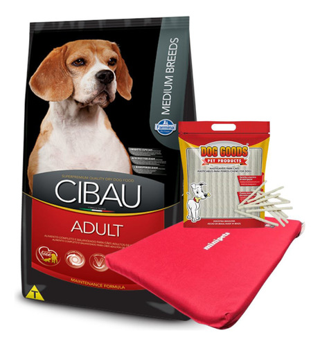 Alimento Cibau Perro Adulto Raza Mediana 15 Kg + Regalo