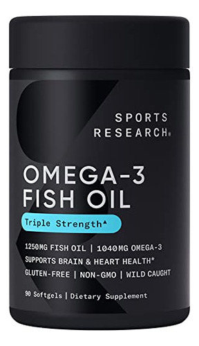 Omega-3 Fish Oil 1250mg 90 Cap Sports Research