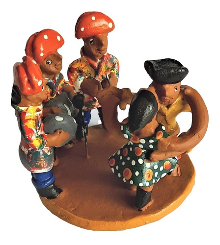 Imagem 6 de 8 de Mini Trio De Forró Casal Dançarinos P - Artesanato Caruaru