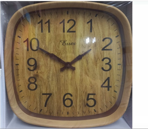 Relógio De Parede Essex Sala  Madeira 30cm