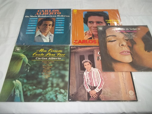 Lp Vinil - Carlos Alberto - 5 Discos