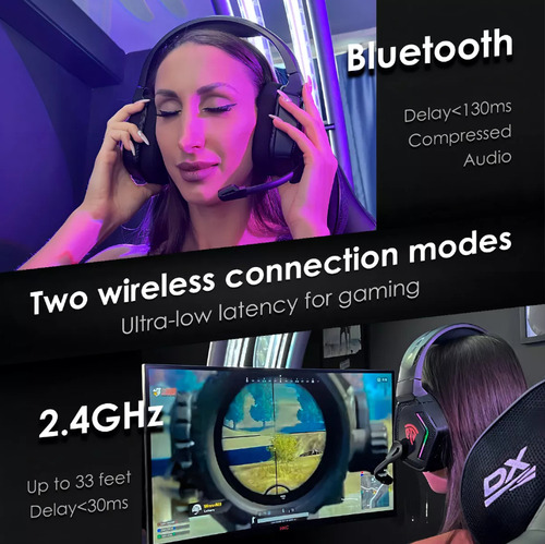 Auriculares Inalámbricos Bluetooth Con Cancelación De Ruido