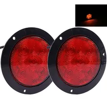 Comprar 2 Pcs Plafón 5 Led Redondo Alta Baja Estrobo Slim 12-24v