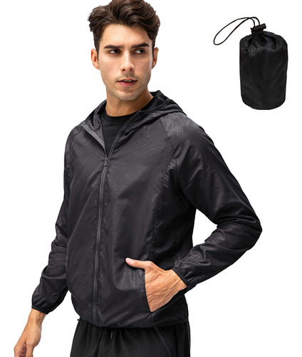 Chaqueta Deportiva Cortavientos Portátil Para Hombre Y Mujer