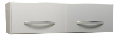 Moblis Móveis armário aéreo geladeira de parede 2 portas Alice cor branco frente branca