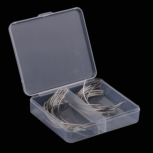 Para 2x 50x C Agujas Curvas Coser Reparación De Tapicería