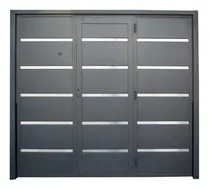 Comprar Portón Levadizo Manual Con Puerta Escape 255x205 Con Acero