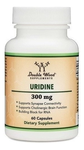 Uridina 300mg 60caps, Double Wood,