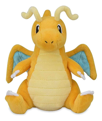 Pokemon Peluche Dragonite De 6.5 Pulgadas De Sitting Cuties