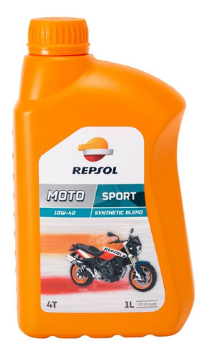 Aceite Repsol De Motor Para Moto 4t-10w40 Racing Semi Sintetico