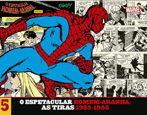 Homem-aranha: As Tiras Vol. 5 (1985-1986), De Stan Lee. Editora Panini, Capa Dura Em Português