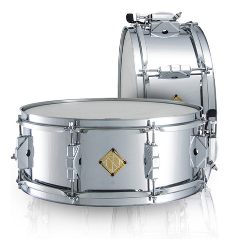Redoblante De Acero Tambor Dixon 14x5,5 Cromado 8 Torres
