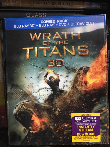 Blu-ray Furia De Titanes 2 3d Wrath Of The Titans