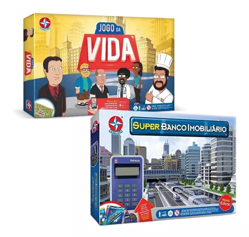 Jogo Banco Imobiliário, Estrela  Banco imobiliario, Jogos de tabuleiro,  Jogos