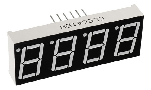 5 Piezas De Display 7 Segmentos 4 Dígitos Rojo Catodo Comun