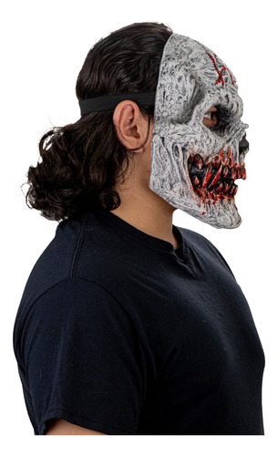 Máscara Latex Skull Fangs Gore Monster Monstruo Creepy