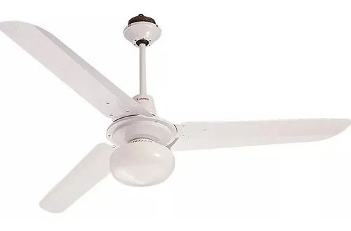 Ventilador De Techo James Vt1 Blanco Con Luz 142 Cm Albion