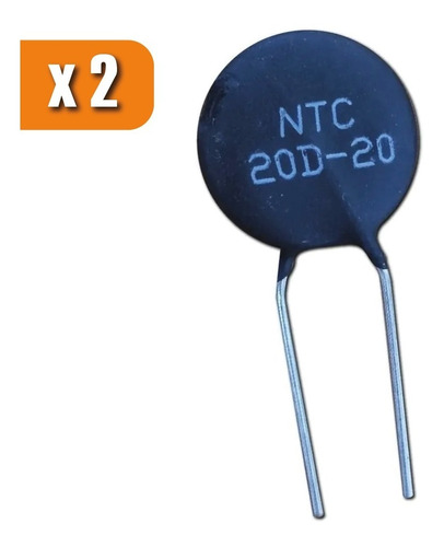Termistor Ntc 20d20 - Paquete De 2 Unidades
