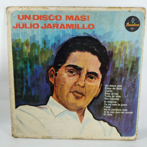 Lp Julio Jaramillo  Un Disco Mas 1976 Ed. Venezuela
