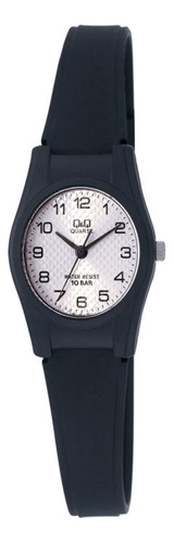 Reloj Para Mujer Q&q Vq03j010 Vq03j010y Negro