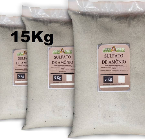 Fertilizante Sulfato De Amônia 15kg Adubo Materia Prima