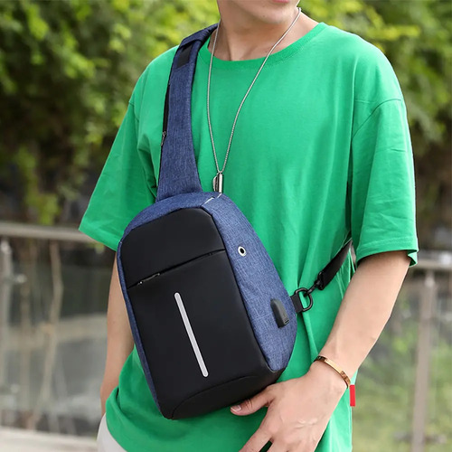 Bolso Bandolera Para Hombre, Pecho, Bandolera, Mochila | Meses sin intereses