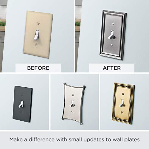 Franklin Latón W10402-un-c Cuadrado Simple Placa De Pared En