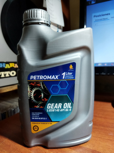 Imagen 1 de 2 de Petromax - Gear Oil 85w 140 Api Gl 5 (caja Sincronica)