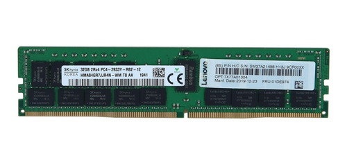 Imagem 1 de 1 de Lenovo 32gb 2rx4 Pc42666v Ddr Dimm Memory 01de974 7x77a01304