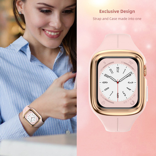 J Funda Mujer + Correa Para Apple Watch 8 41mm 40mm Correa