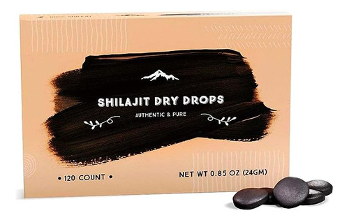 Pure Himalayan Shilajit Dry Drops 120 Unids