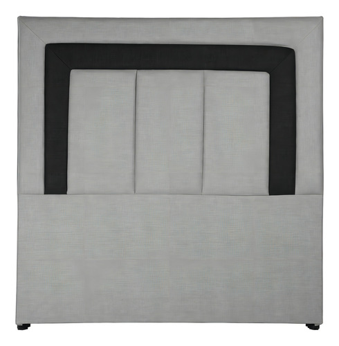 Cabecera Queen Size Dicasa Bora Grey - Black Color Gris