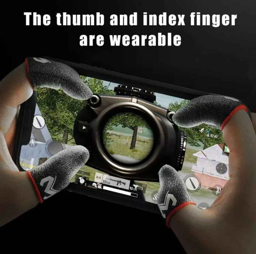 Imagen 1 de 8 de Fundas,manga,dedales,guante,grip De Dedos Gamer Antisudor