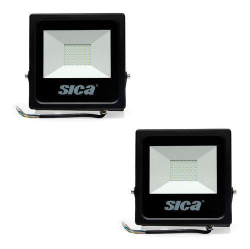 Proyector Reflector Led 70w Sica Luz Fría Pack X 2 Unidades