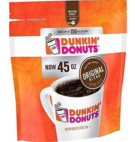 Dunkin Donuts Original Mezcla De Café Molido Medio Asa...