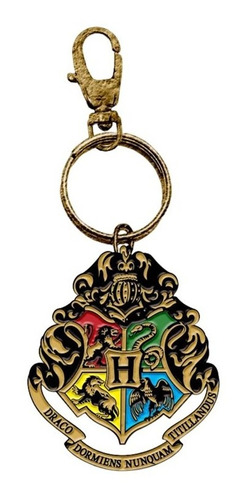 Chaveiro De Metal Harry Potter Brasão De Hogwarts