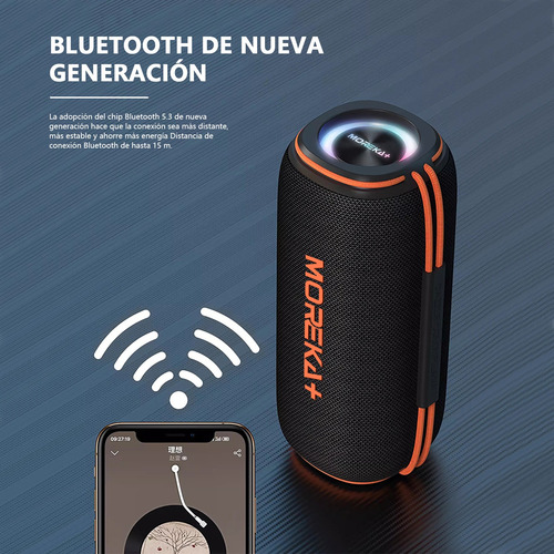 Bocinas Portatiles Bluetooth Altavoces Estéreo Con Subwoofer Negro