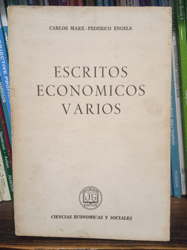 Escritos Economicos Varios Marx Y Engels 