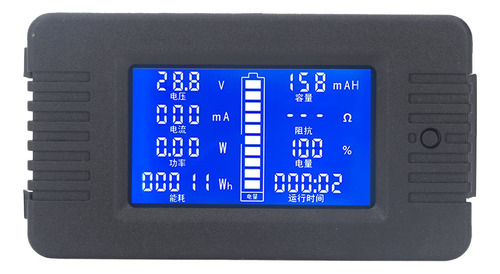 Monitor De Capacidad De La Batería: 8120 V, 0100 A, 0999 Ah,