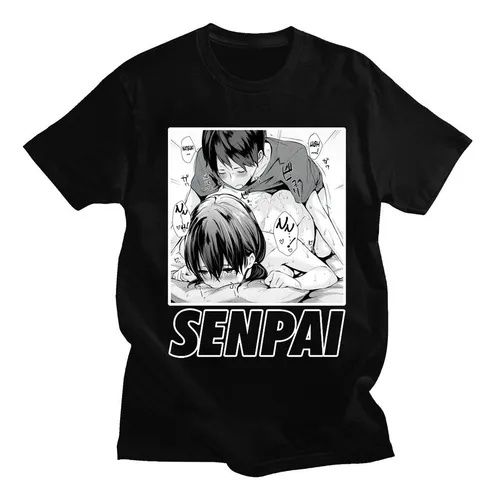 Polera Hentai Waifu Senpai Ahegao Otaku