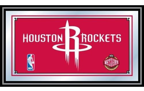 Nba Houston Rockets Logo Enmarcado Espejo